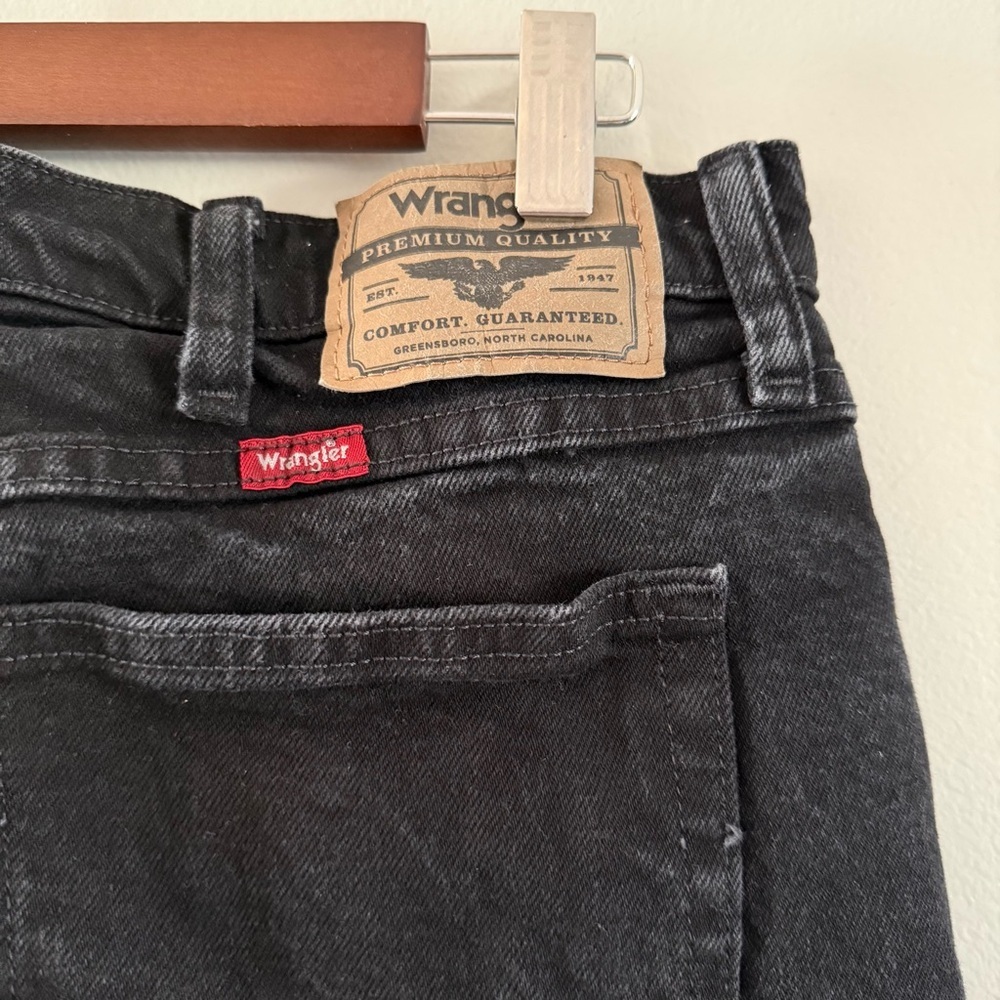 Wrangler Men's Black Straight Legged Jeans - Picture 5 of 8
